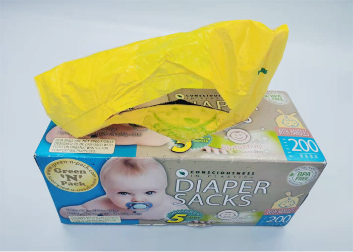 1.5 Mil Disposable Scented Diaper Sacks Degradable with Scent