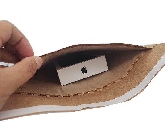 No Plastic Opaque Eco Friendly Padded Mailers 100% Recycled Kraft Paper
