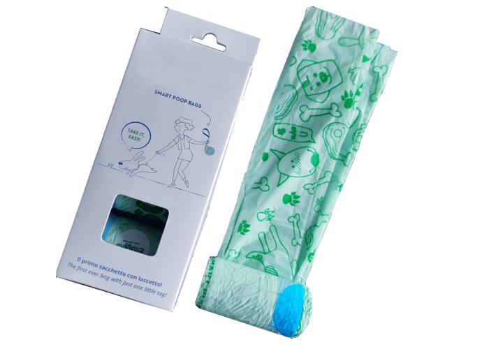 EN13432 Biodegradable And Compostable Bags For Dog Poop Garbage