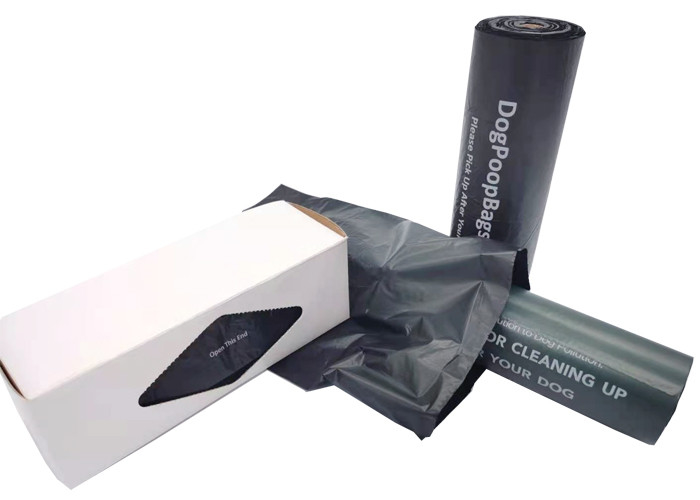 Poly Thickness 0.8Mil Dog Waste Bags Flat Bottom Seal