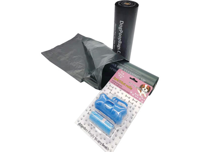 Roll HDPE Recyclable Reusable Bags 0.7 Mil Dog Waste Poop Bags