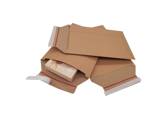 Kraft Brown 9.5x13.5inch Eco Friendly Rigid Mailers For Shipping Books