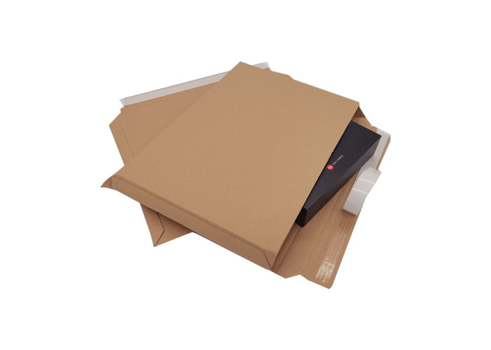 350x250mm 350gsm Eco Friendly Rigid Mailers Corrugated Cardboard Mailers