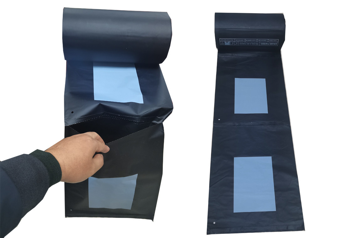 100% Biodegradable Continuous Garbage Bag Roll With Vented Hole