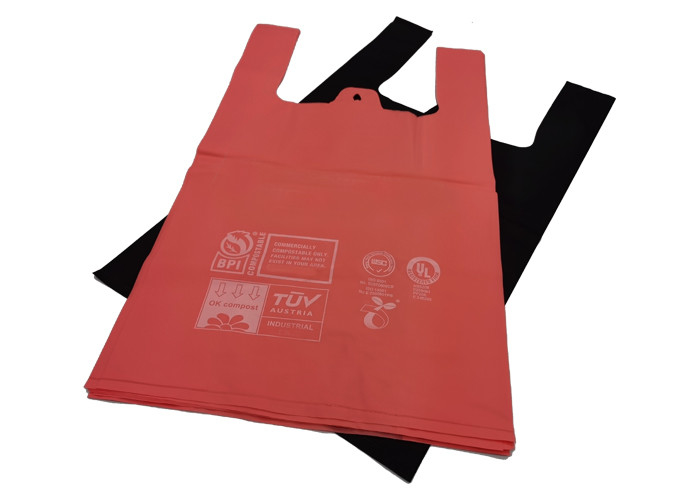 Singlet Shape 1 MIL Kitchen Waste Bags Biodegradable Trash Can Liners