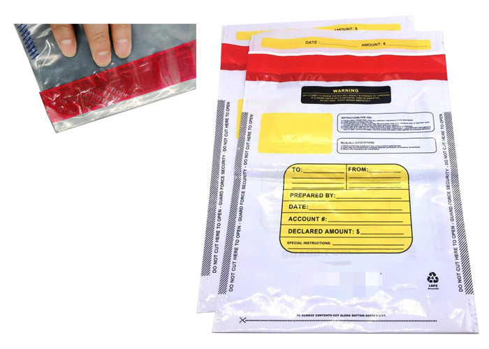 75micron Tamper Evident Security Envelopes Anti Counterfeit Partial transfer