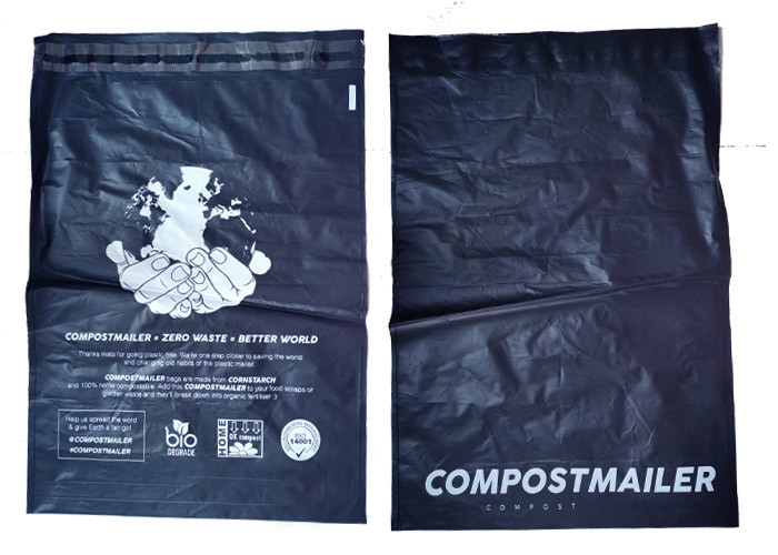Zero Waste Plastic Free Packaging Heat Seal Compostable Mailing Bags