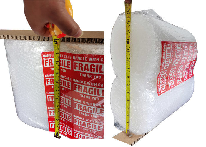 Durable 12x72 Inch Protective Packaging Air Bubble Cushioning Wrap Roll