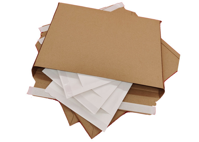 Biodegradable 6x6 Inch Rigid Mailer Envelopes With Easy Tear Lips