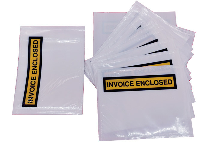 4.5x5.5 In Waterproof Document Pouches A4 Packing Slip Enclosed Envelopes