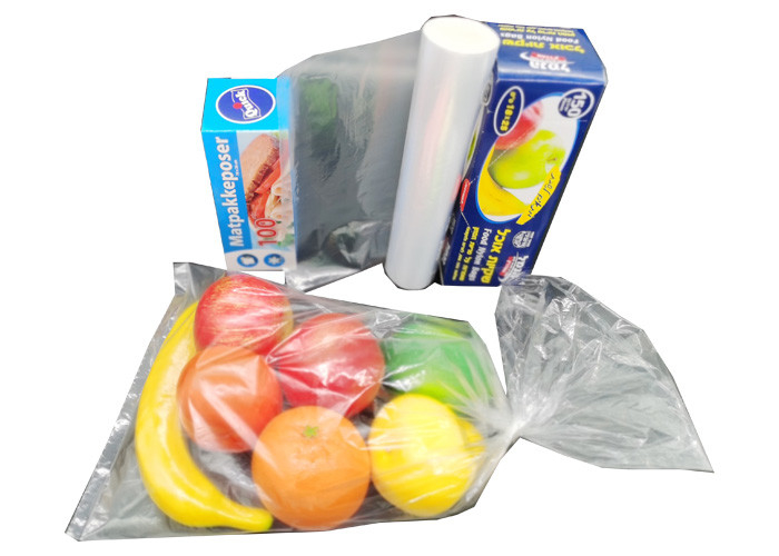 Heavy Duty 14x20 Inch Clear Food Storage Bags Continuous Poly Roll