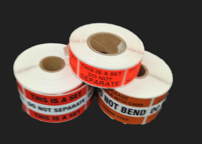 Rub Resistance 1x2 Inch Custom Shipping Labels Do Not Separate Label