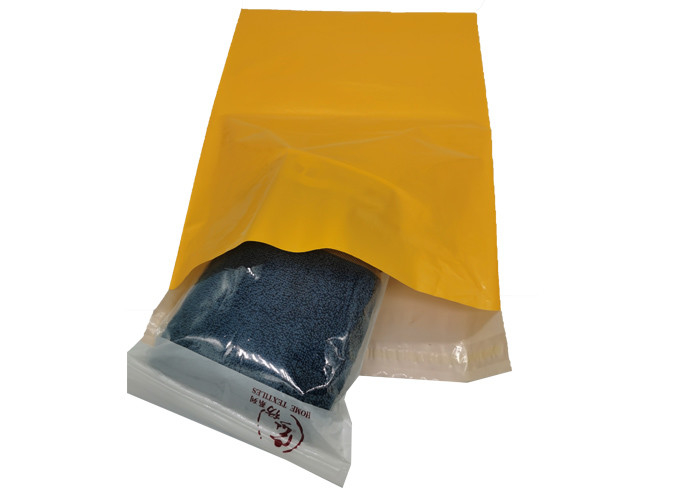 13.3"X16.1" 2Mil Yellow Poly Mailers Shipping Envelopes Co Extruded LDPE / HDPE