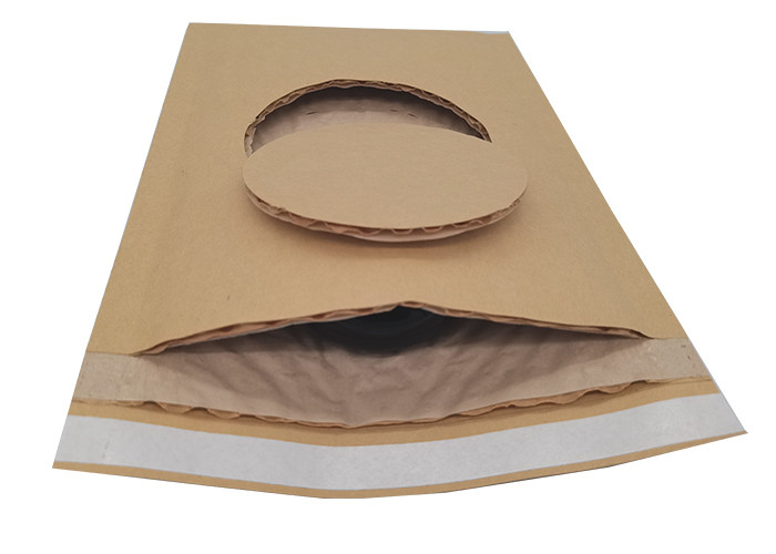 Kraft Paper No Plastic Eco Friendly Padded Mailers With Self Seal