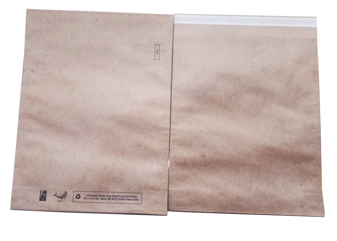 Plastic Free Paper Mailing Envelopes , 100% Recycled Paper Mail Bag
