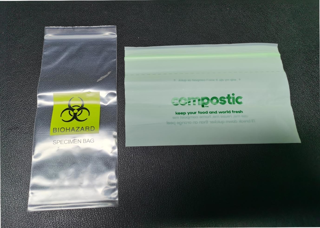 Nucleic Acid Testing 2mil Poly Zip Lock Bag 50 Micron Mini Grip Press Seal Air Tight